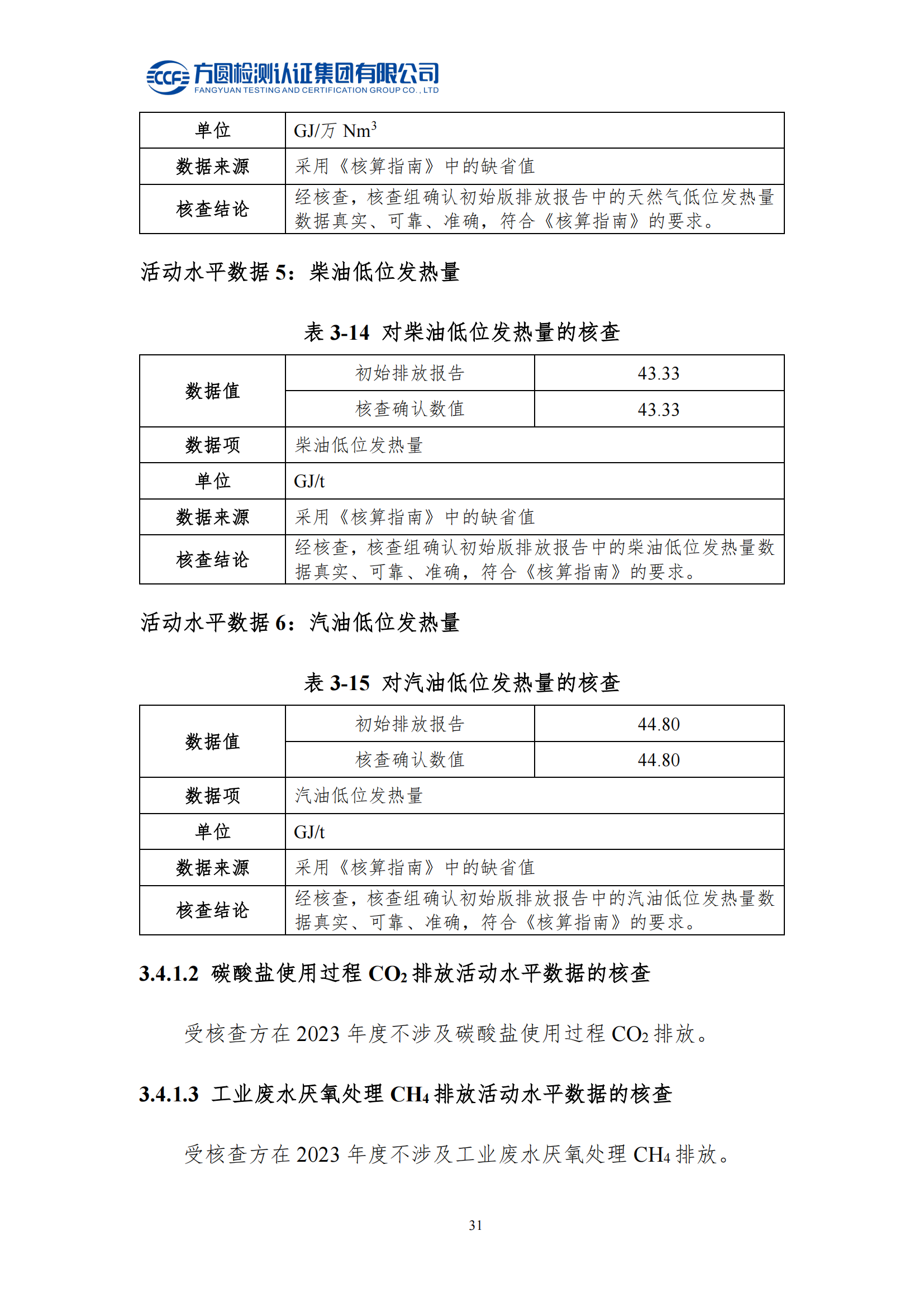 南陽金牛電氣有限司2023年度溫室氣體排放核查報告(圖27)